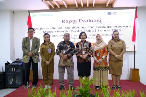 Universitas Victory Sorong Berpartisipasi dalam Rapat Evaluasi Survei Monitoring dan Evaluasi Program Makan Bergizi Gratis 2025